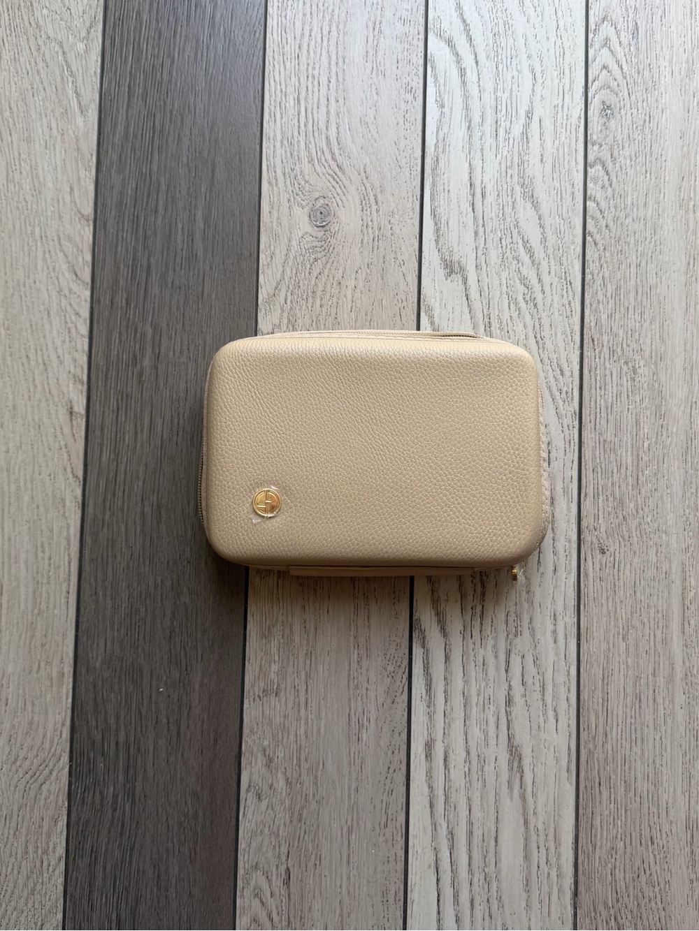 Giorgio Armani For Eva Air Beige Pounch Bag New